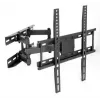 ART RAMT AR-35 soporte de pared para TV de 20–65 pulgadas (50,8–165,1 cm), máx. 35 kg, inclinable y giratorio, negro