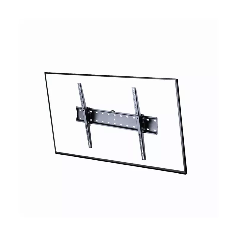 Gembird WM-70T-02 soporte de pared para TV de 37–70 pulgadas, máx. 40 kg, VESA 200×200–600×400, inclinación ±12°, distancia a la pared 5,3 cm, acero, negro