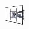 Gembird WM-75ST-01 soporte de pared articulado para TV de 32–75 pulgadas, VESA 600×400, máx. 45,5 kg, inclinación -5°–8°, giro ±50°, acero, negro