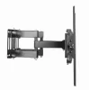 Soporte de pared para TV GEMBIRD WM-70ST-01 para pantallas de 37 inch–70 inch, inclinación 0° a -20°, giro ±60°, VESA 200×200–600×400, máx. 35 kg, Negro