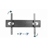 Soporte de pared para TV GEMBIRD WM-70ST-01 para pantallas de 37 inch–70 inch, inclinación 0° a -20°, giro ±60°, VESA 200×200–600×400, máx. 35 kg, Negro
