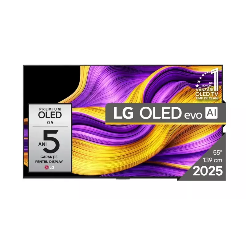 LG OLED evo AI OLED55G51LW TV 139,7 cm (55 inch) 4K Ultra HD Smart TV Wi-Fi Negro