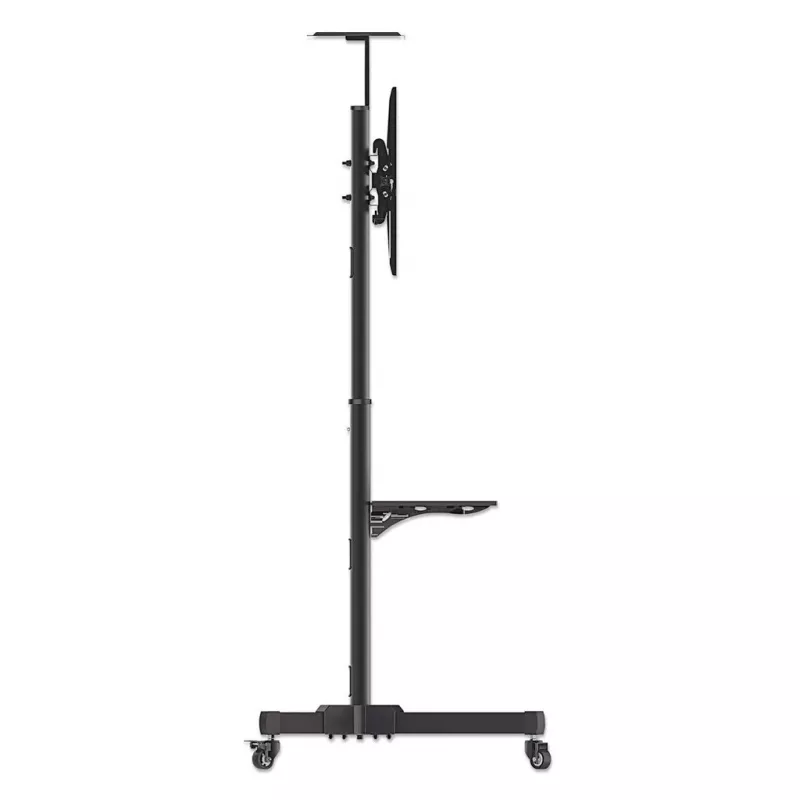 Soporte carro móvil para TV y monitor MANHATTAN 461238, móvil, negro, altura 1803 mm, VESA 200x200–600x400, máx. 50 kg