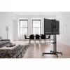 Soporte carro móvil para TV y monitor MANHATTAN 461238, móvil, negro, altura 1803 mm, VESA 200x200–600x400, máx. 50 kg