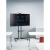 Soporte carro móvil para TV y monitor MANHATTAN 461238, móvil, negro, altura 1803 mm, VESA 200x200–600x400, máx. 50 kg