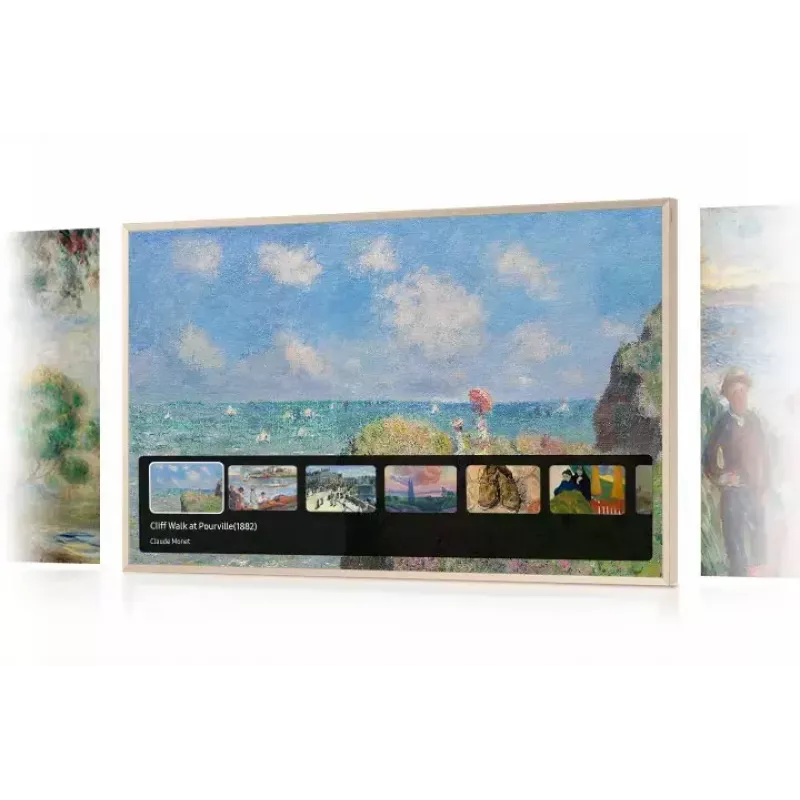Televisor Samsung QE65LS03FAUXXH 65 inch The Frame QLED 4K HDR Smart TV, 3840×2160, Tizen, 120Hz