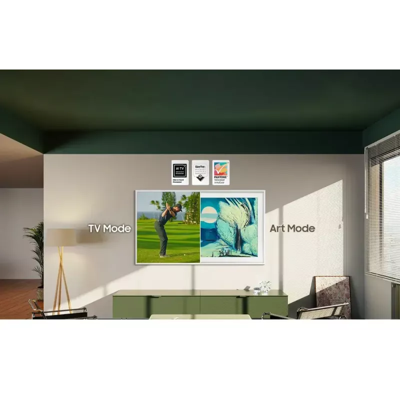 Televisor Samsung QE65LS03FAUXXH 65 inch The Frame QLED 4K HDR Smart TV, 3840×2160, Tizen, 120Hz