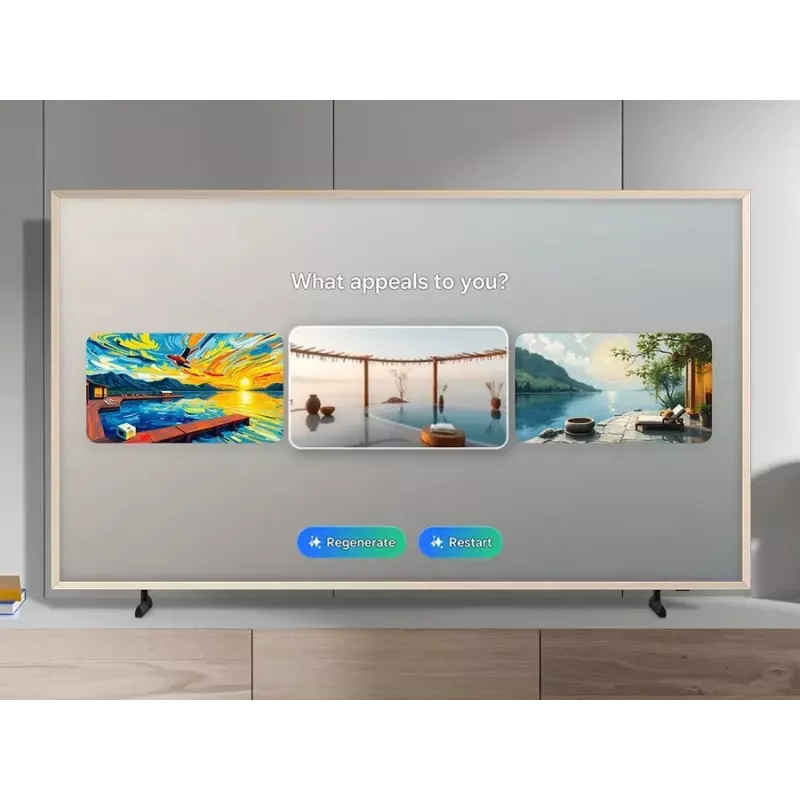Televisor Samsung QE65LS03FAUXXH 65 inch The Frame QLED 4K HDR Smart TV, 3840×2160, Tizen, 120Hz