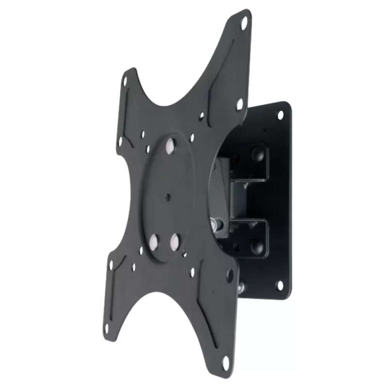 Soporte de pared Techly 19-37 inch para TV LED-LCD, inclinable, orientable 1 eje, negro ICA-LCD 2900B