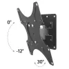 Soporte de pared Techly 19-37 inch para TV LED-LCD, inclinable, orientable 1 eje, negro ICA-LCD 2900B