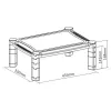 Soporte inteligente ajustable en altura Techly ICA-MS 401