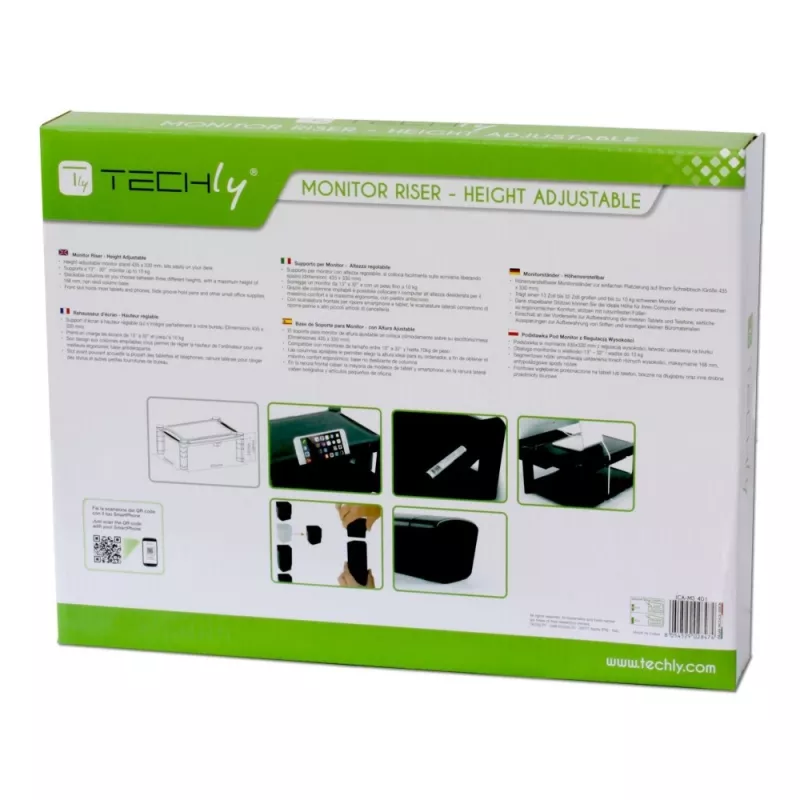 Soporte inteligente ajustable en altura Techly ICA-MS 401