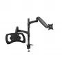 Soporte de escritorio TRUST Mara soporte de monitor de doble brazo para 2 pantallas hasta 32
