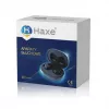 Amplificador de sonido Haxe JH-A39 in-ear, recargable, ganancia 35 dB, 400–4500 Hz, 6 niveles de volumen, estuche de carga