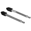 Manómetro analógico YATO YT-73022 0–20 bar, esfera de 75 mm, acero al carbono, manguera de 0,5 m, 4 adaptadores de latón, maletín