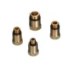Manómetro analógico YATO YT-73022 0–20 bar, esfera de 75 mm, acero al carbono, manguera de 0,5 m, 4 adaptadores de latón, maletín
