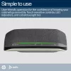 Altavoz HP Poly Sync 10 + cable USB-A a USB-C, PC, negro, 0,715 m, Windows 10, Windows 11, MacOS, 100–7800 Hz