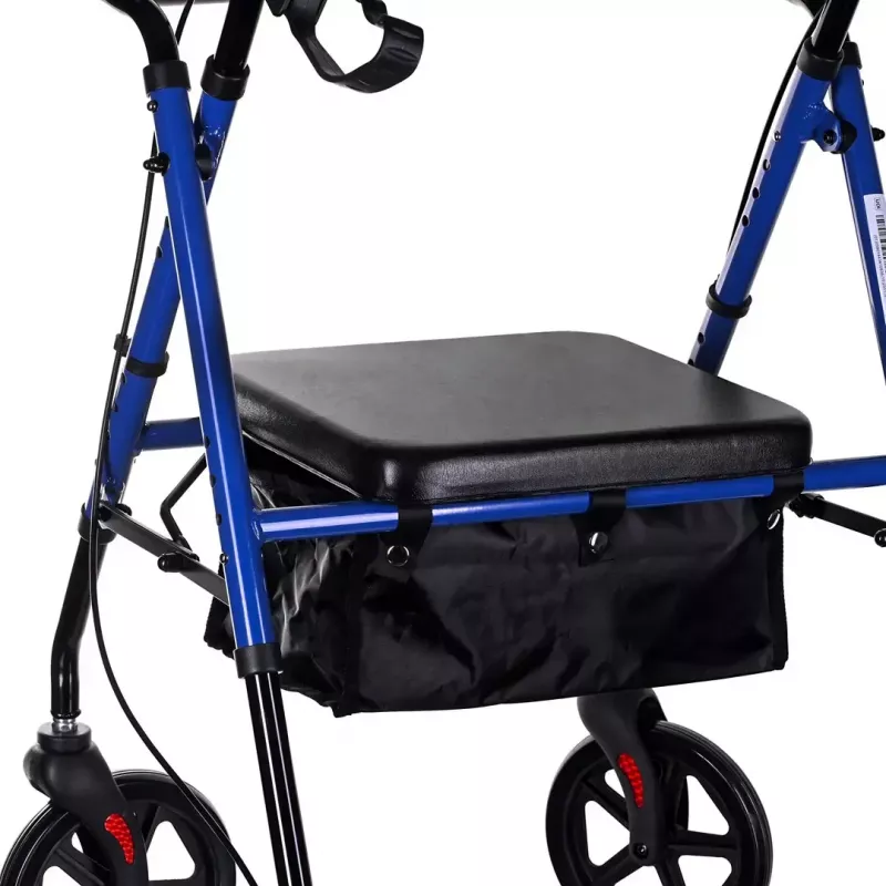 Andador de rehabilitación ActionMed CH100AM ligero de aluminio con cuatro ruedas