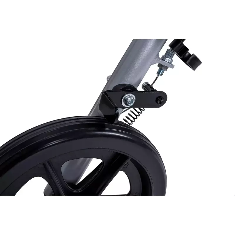 Andador MDH PPC035 / andador con asiento y cesta, aluminio, plegable, carga máx. 136 kg