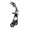 Andador MDH PPC035 / andador con asiento y cesta, aluminio, plegable, carga máx. 136 kg