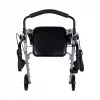 Andador MDH PPC035 / andador con asiento y cesta, aluminio, plegable, carga máx. 136 kg