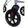Andador MDH PPC035 / andador con asiento y cesta, aluminio, plegable, carga máx. 136 kg