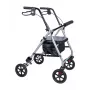 Andador MDH PPC035 / andador con asiento y cesta, aluminio, plegable, carga máx. 136 kg
