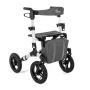 Andador todoterreno de cuatro ruedas TIMAGO RANGER, aluminio, altura ajustable 89,5–102,5 cm, capacidad 136 kg, plegable