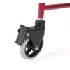 Silla de ruedas para inodoro TIMAGO FS 692 plegable ligera con asiento de inodoro, estructura de acero, 4 ruedas, capacidad 100 kg