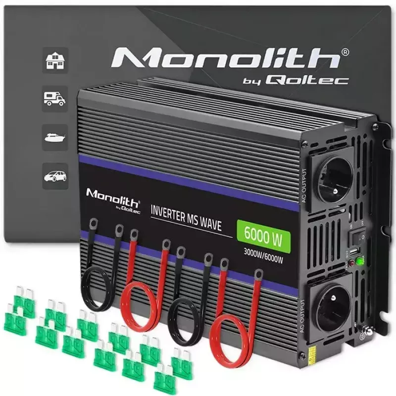 Inversor QOLTEC Monolith 6000 MS 12V a 230V 6000W