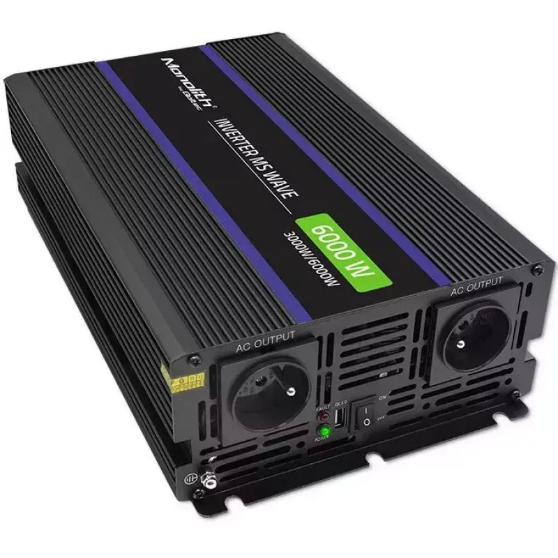 Inversor QOLTEC Monolith 6000 MS 12V a 230V 6000W