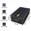 Inversor QOLTEC Monolith 6000 MS 12V a 230V 6000W