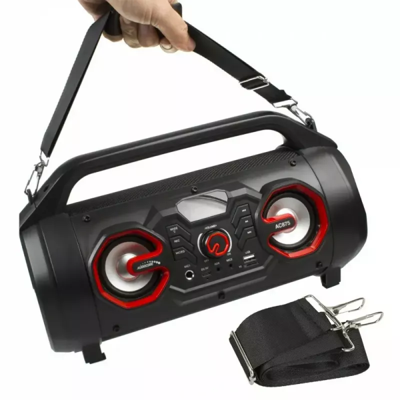 Altavoz portátil Bazooka Audiocore AC875, negro
