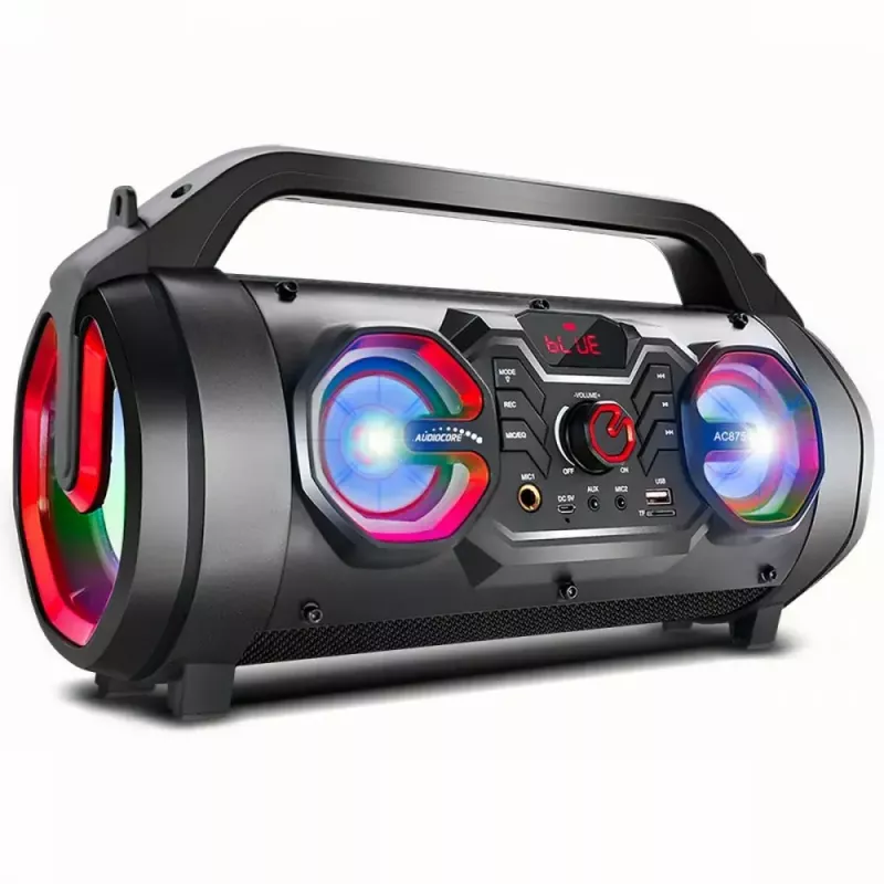 Altavoz portátil Bazooka Audiocore AC875, negro