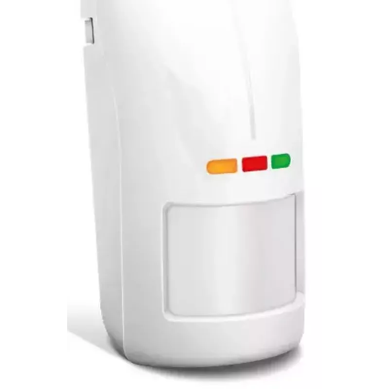 Satel OPAL Plus detector de movimiento de exterior de doble tecnología, blanco