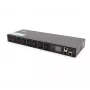 Unidad de distribución de energía PDU Digitus DN-DP-H-1-8C13 1U negra 16A