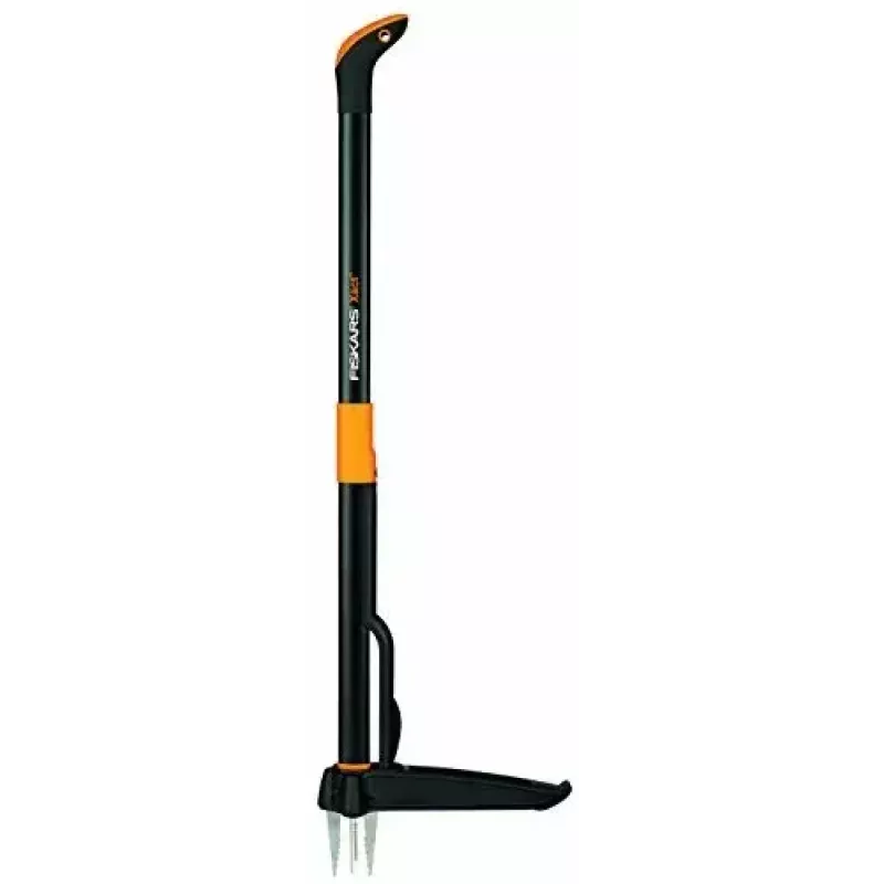 Desherbador de mango largo de acero Fiskars Xact 100 cm 1020126 – desherbador manual ergonómico