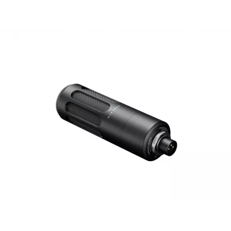 Micrófono dinámico de radiodifusión Beyerdynamic M 70 PRO X — con cable, respuesta de frecuencia optimizada para voz