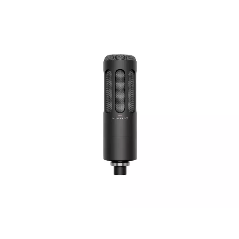 Micrófono dinámico de radiodifusión Beyerdynamic M 70 PRO X — con cable, respuesta de frecuencia optimizada para voz
