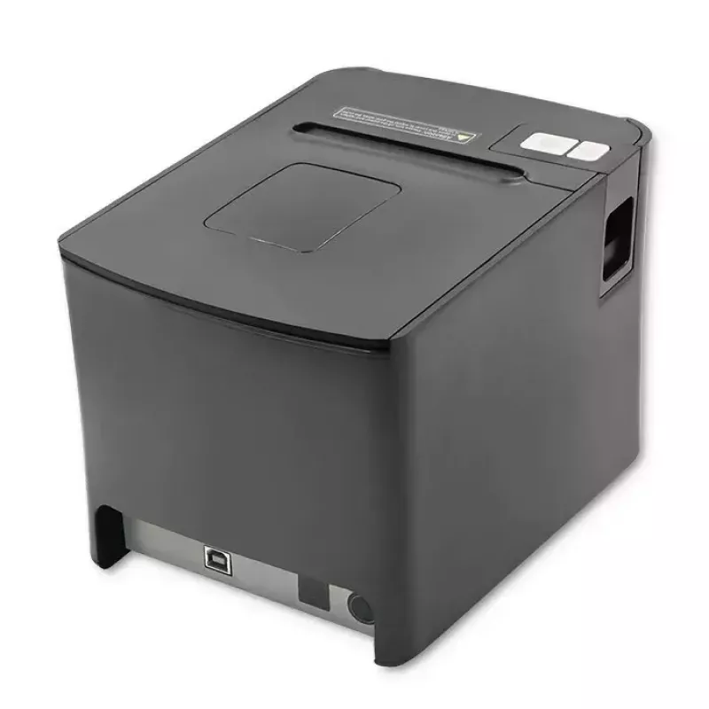 Impresora térmica de etiquetas QOLTEC 50256 con interfaz USB – impresora POS compacta