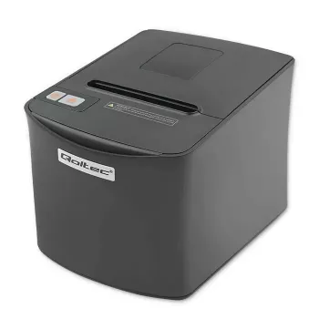Impresora térmica de etiquetas QOLTEC 50256 con interfaz USB – impresora POS compacta
