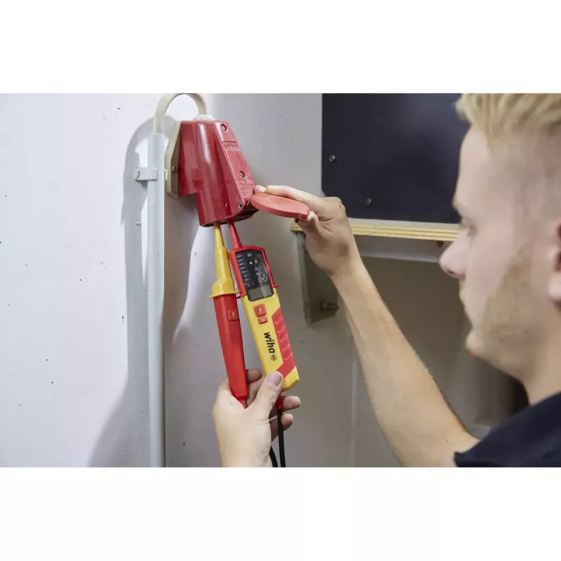Destornillador comprobador de tensión Wiha 45217 rojo amarillo