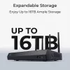 Reolink NVS12W NVR Wi-Fi 6 de 12 canales con soporte 16MP y HDD de 2TB