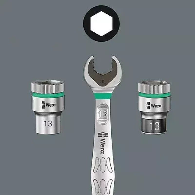 Wera 6005 Joker 4 Set 1 juego de llaves fijas dobles, 4 uds.