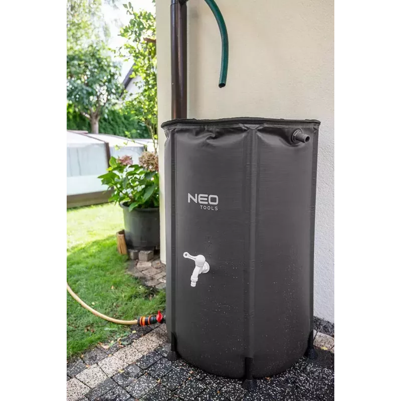 NEO Tools 15-951 contenedor plegable para agua de lluvia, 250 l, PVC
