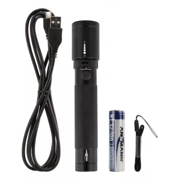 Ansmann Future T400FR linterna, 400 lm, IPX4, negra