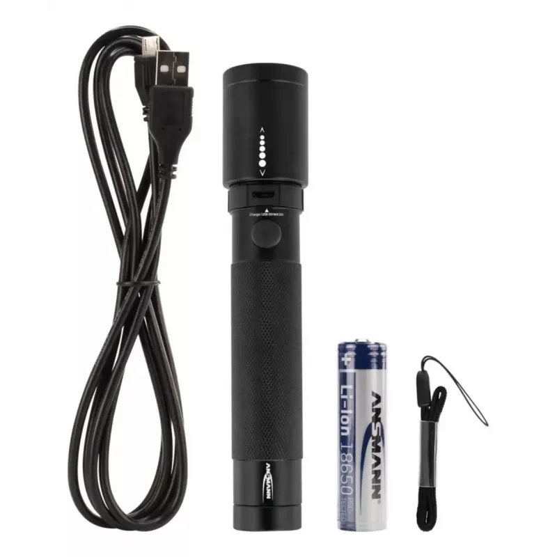 Ansmann Future T400FR linterna, 400 lm, IPX4, negra