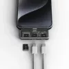 Dock para portátil Satechi ST-HXRSDM — docking USB 3.2 Gen 2 Type-C con 100W PD, lector MicroSD, gris