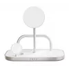 Cargador portátil ZENS ZEDC29W/00 carga rápida inalámbrica plateado blanco