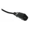 Activejet COMBO-IEC-3G/1.5M alargador, 3 tomas tipo E (UTE), 10 A, 1,5 m, negro